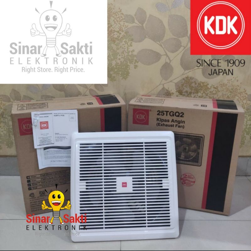 KDK Exhaust Fan Plafon 10&quot; 10 inch Kipas Plafon Ceiling 25TGQ2 25 TGQ 25TGQ