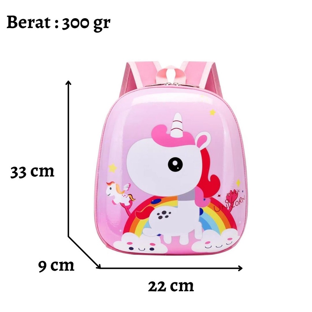 [MONA] Tas Ransel Telur buat Anak PG/PAUD Anti Penyok Kualitas Import Premium -M0200