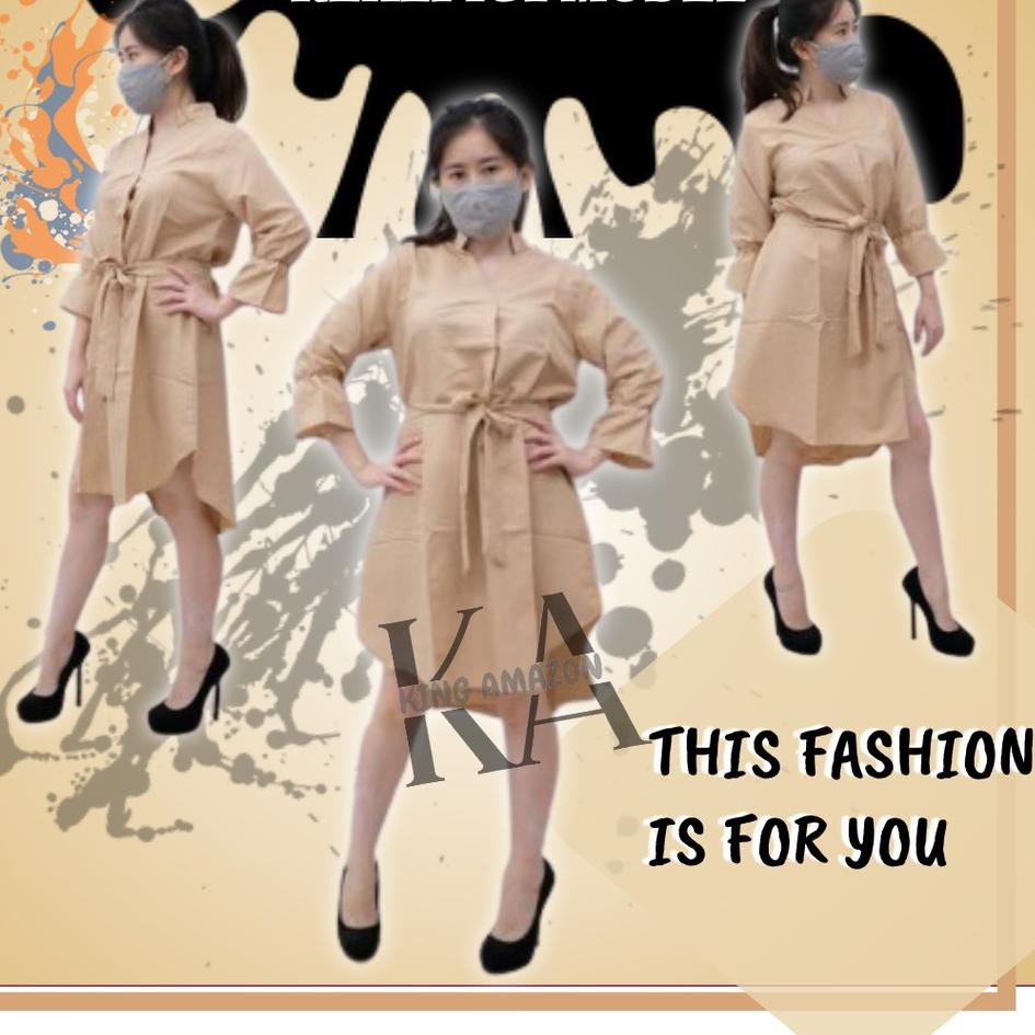 Mini Dress Drees Pesta Party Dress Casual Dress Korean Dress Korea Korean Style Import Wanita LOMILA