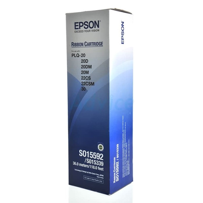Ribbon Cartridge Pita Printer Epson PLQ20 PLQ-20 PLQ-20DM Original FPTS1899