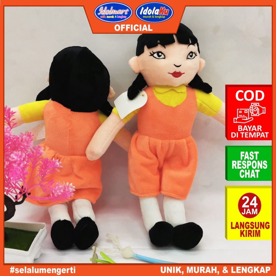 IDOLMART Boneka squid game young hee | boneka viral squid game Idolmart Surabaya