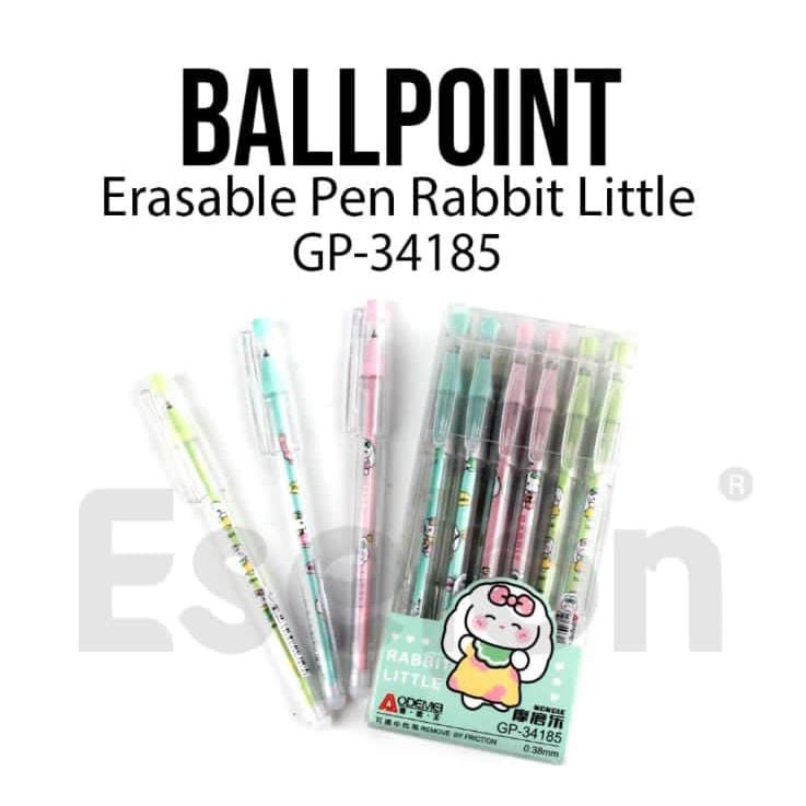 

12PCS BOLPEN HAPUS AODEMEI /BOLPEN BISA DI HAPUS KEMASAN MIKA UNIK