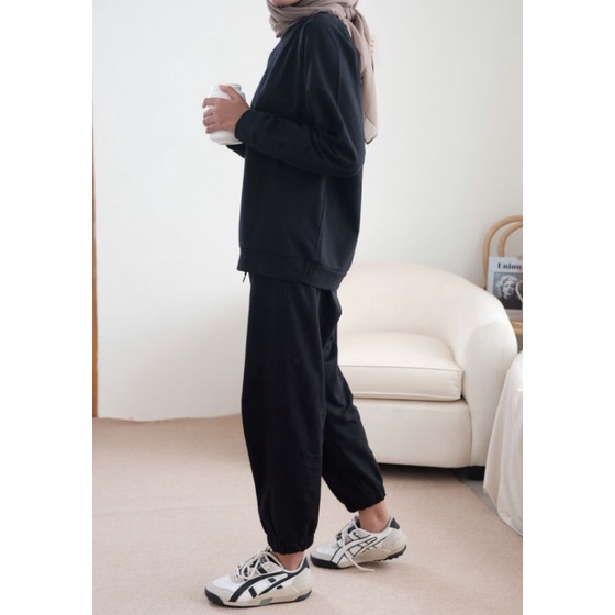 Training Set BLACK By Hijabnueta Nueta.id