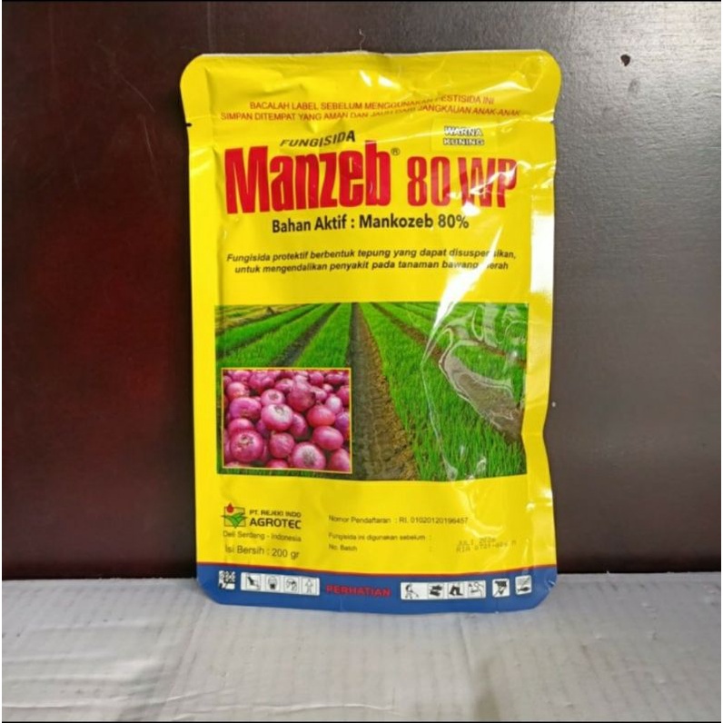 FUNGISIDA MANZEB KUNING 80WP 200GR