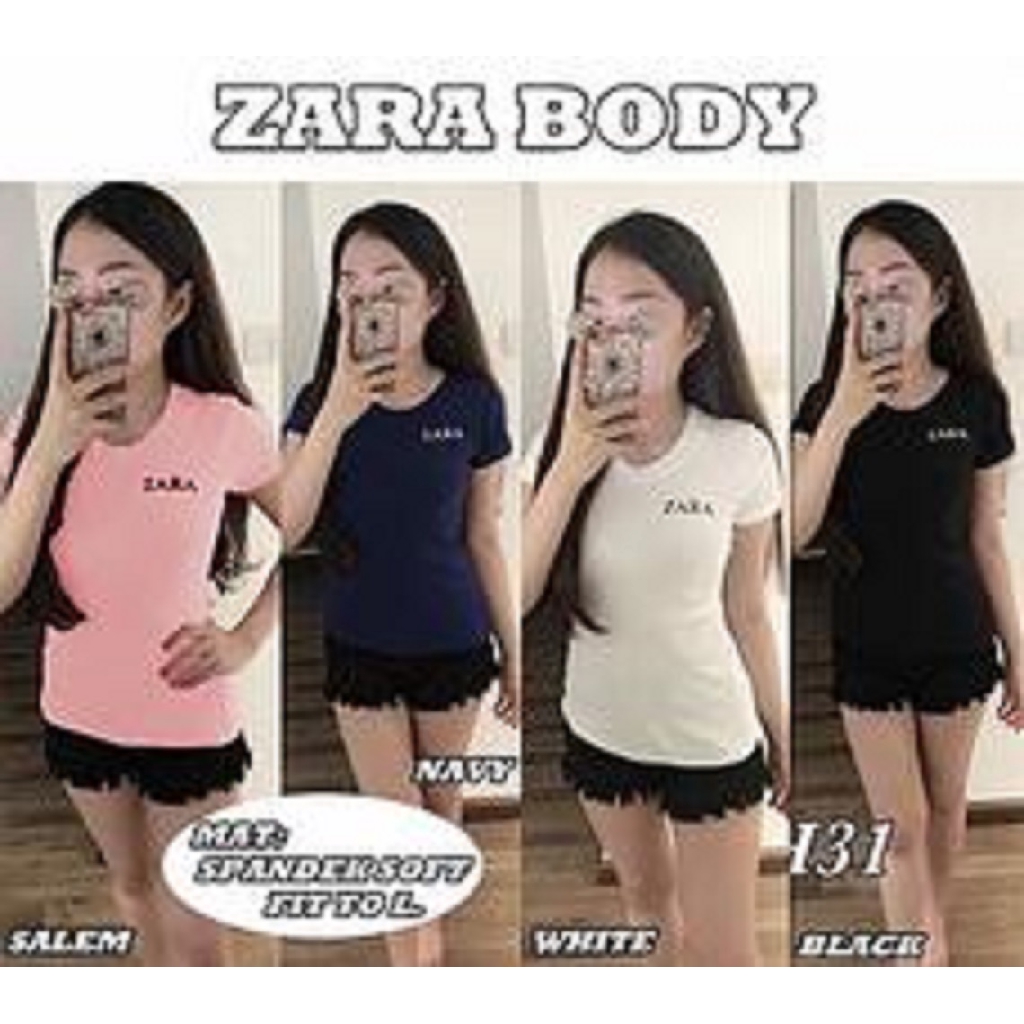 [Zera Body BC]Kaos wanita spandek varian warna