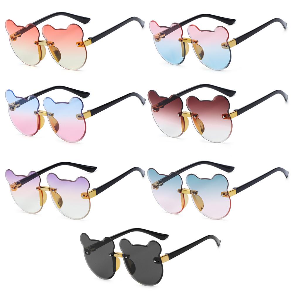 R-flower Kids Sunglasses Cute Party UV400 Anak Kacamata Matahari Tanpa Bingkai