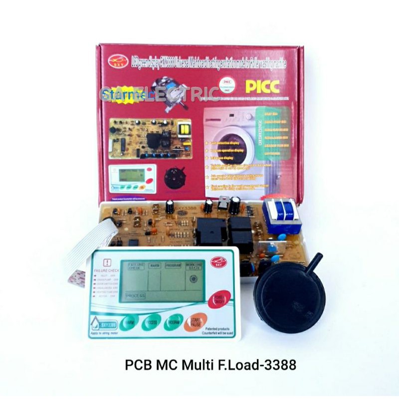 MODUL PCB SXY-3388 MESIN CUCI UNIVERSAL FRONT LOADING