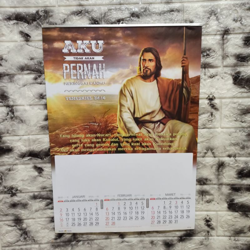 

Kalender Dinding Triwulan 4 Lembar Tema Rohani 2022