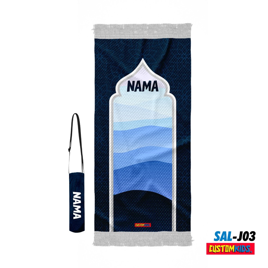 READY STOCK!! SAJADAH ANAK PRINTING, SAJADAH ANAK CUSTOM, SAJADAH TRAVELING (CUSTOMKIDS)-RUMBAI