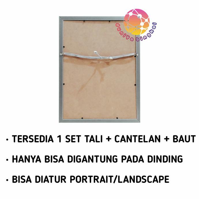 Sale Bingkai Foto 40X60 Cm Frame Foto 16Rs Pigura Wedding Bingkai Preweddin - Putih Lpls