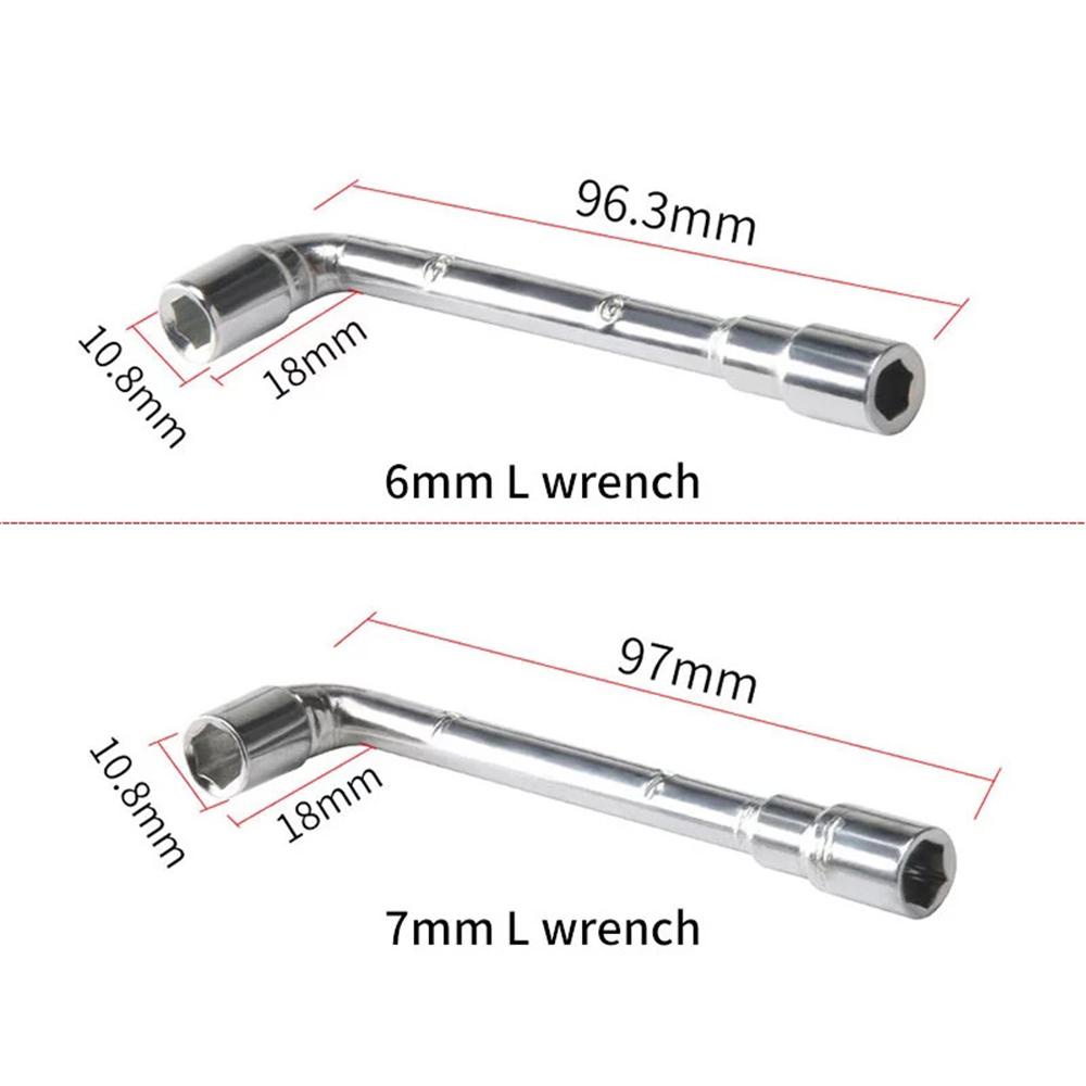 Lanfy Hexagonal Wrench Logam Tahan Lama 3D Printer Parts Sleeve Wrench Hardware Alat Kunci L