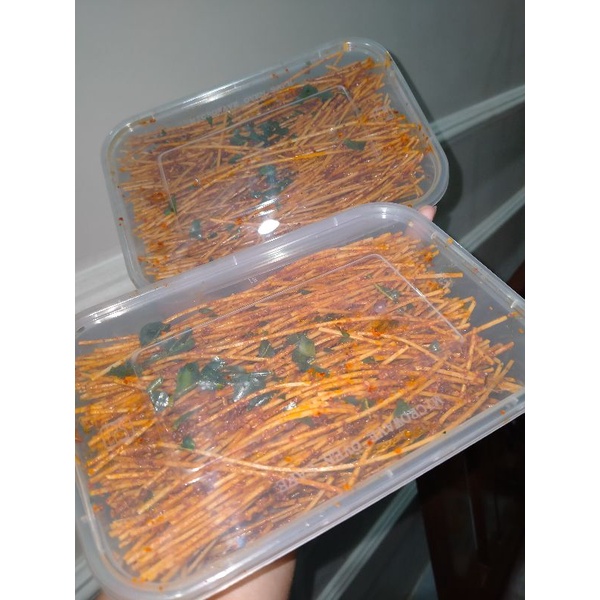 

MIE LIDI EXTRA PEDAS REMPAH daun jeruk Box snack kiloan CEMILANKU08 MIELIDI PEDAS NAMPOL BEST SELLER Mie lidi