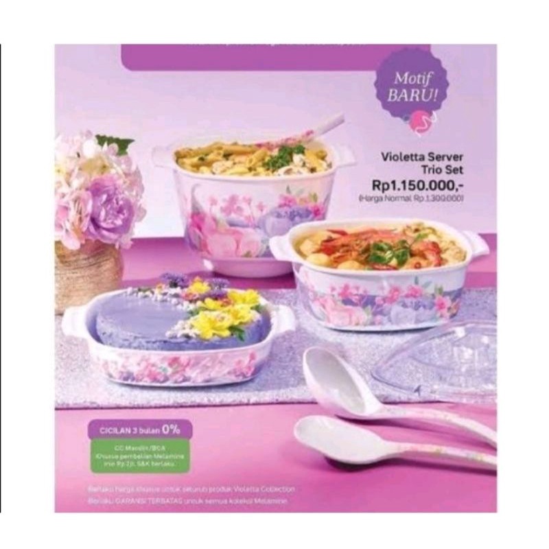 Violetta Melamin Server SET (3)