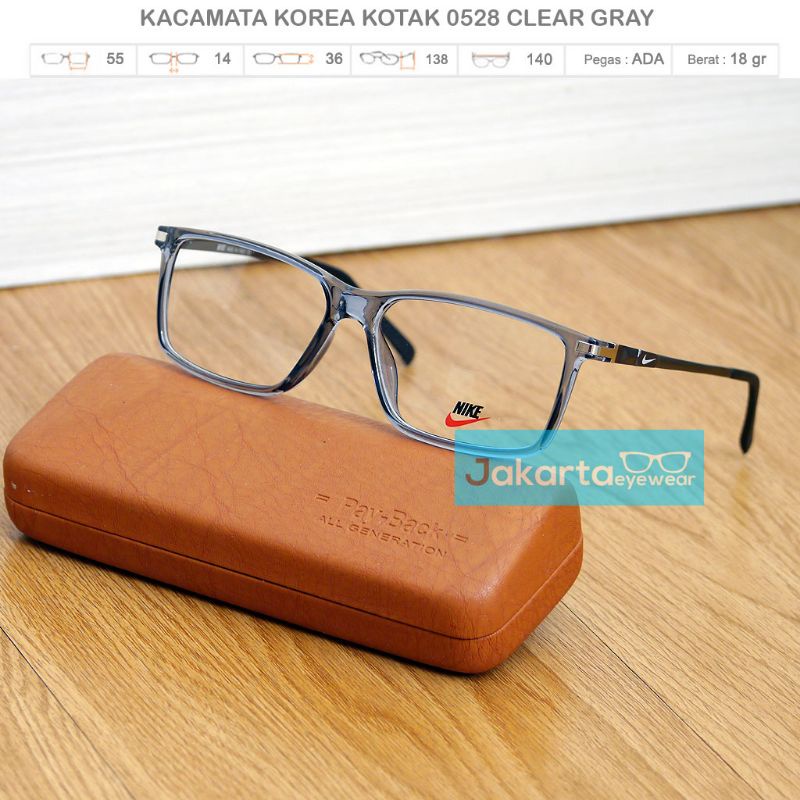 KACAMATA PHOTOCHROMIC ANTI RADIASI BLUE RAY MINUS Korea Sporty Nike 0528 Kacamata Pria Best Seller