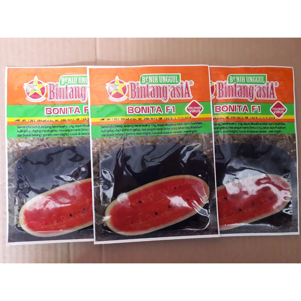 Benih Semangka Inul Merah BONITA F1 20 Gram - Bintang Asia