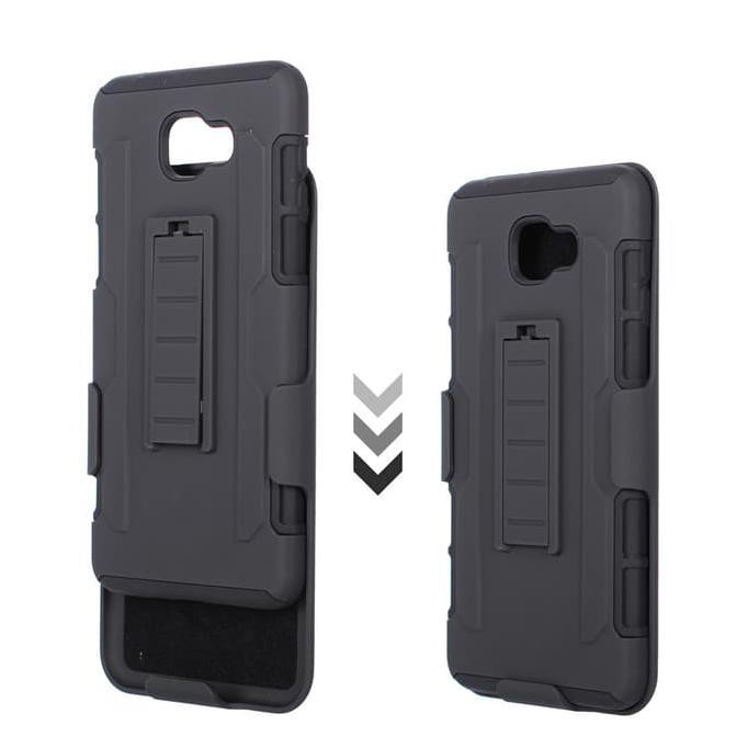 NEW CASE BELT CLIP SAMSUNG A9 PRO 2016 DOMPET/SARUNG/HP/TAS/IKAT PINGGANG - HITAM MILENIA