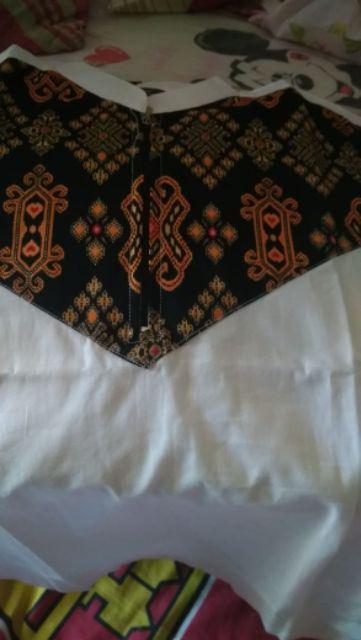 Baju Koko Couple Koko Batik Putih Bersih  Koko Ayah Anak Koko Couple Koko Murah Koko Songket