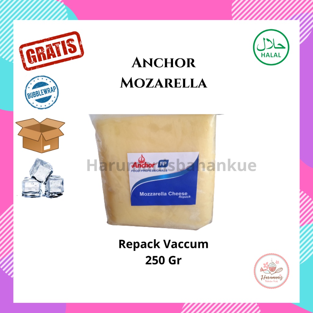 

Keju Anchor Mozarella Repack Vaccum 250gr