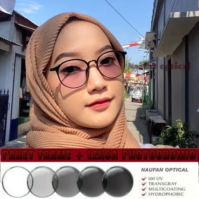 frame kacamata wanita paket photocromic ( kacamata minus antiradiasi ) kacamata wanita | kacamata bl