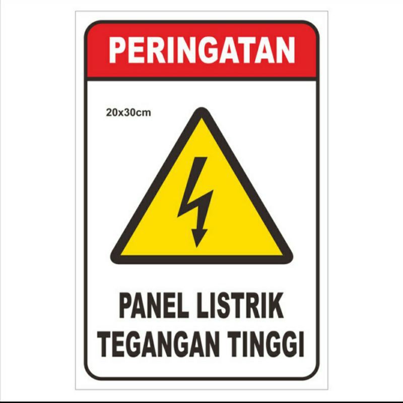 

STIKER PANEL LISTRIK A4