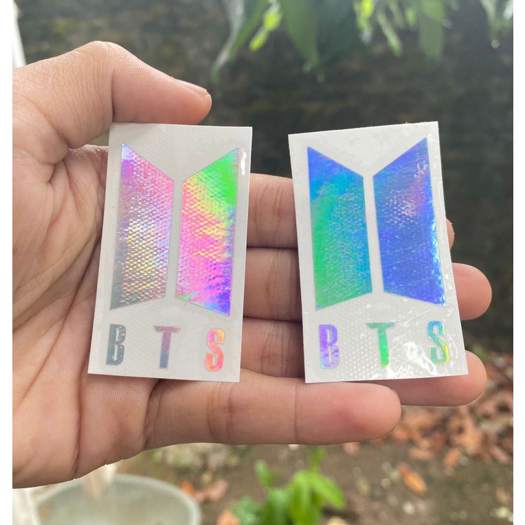 Sticker BTS dan ARMY Cuting stiker bts army  1 logo 1 pcs sicker hp motor helm acc vinyl