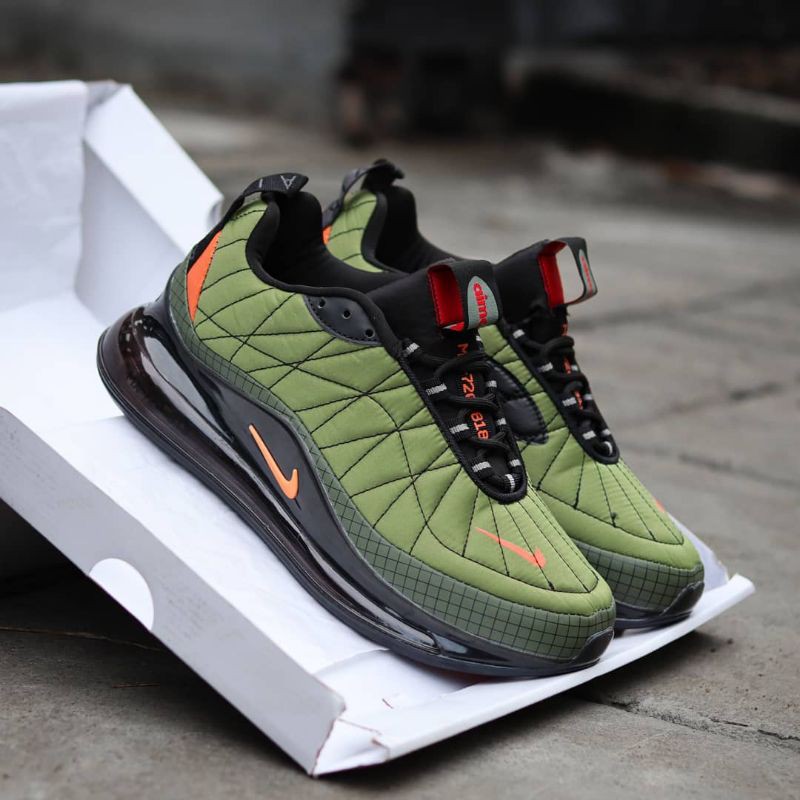 Sepatu Sneakers Pria Nike Air Max 720-818 " Olive Green "