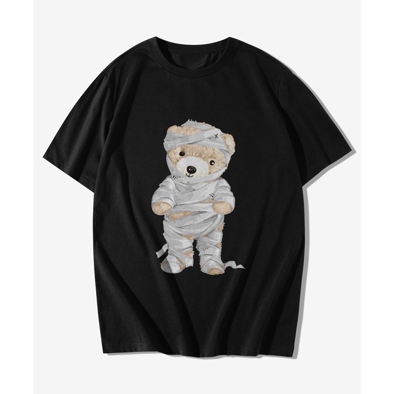 KAOS DISTRO OVER SIZE PRIA WANITA BERUANG MUMI BEAR ORIGINAL BE3