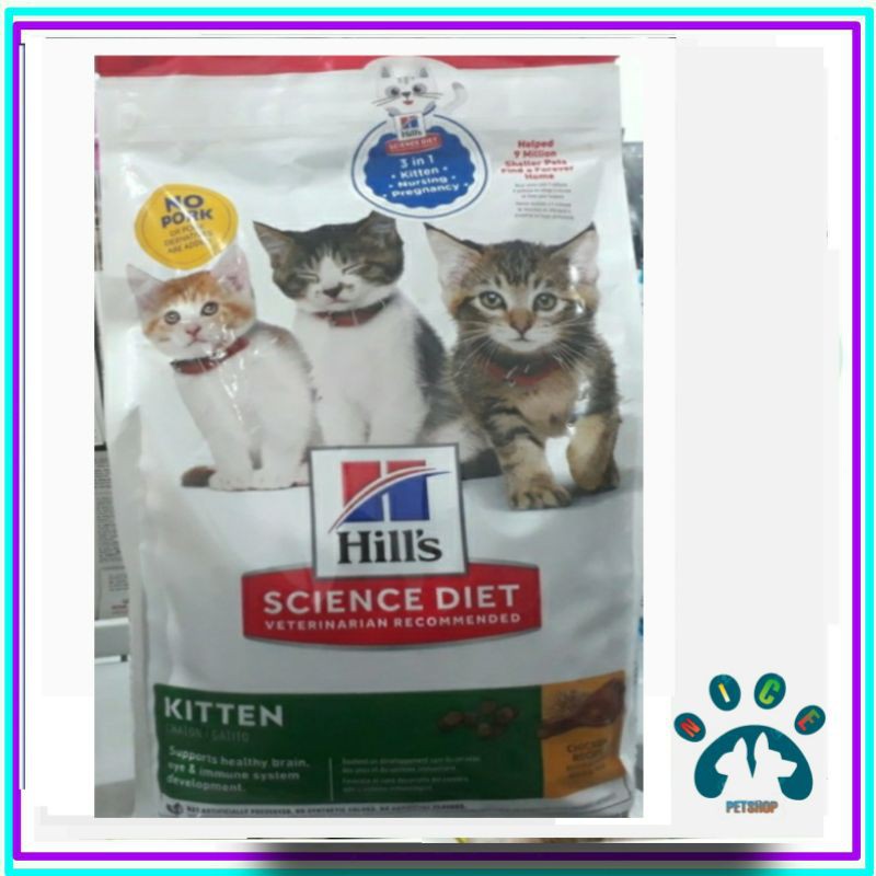 Makanan Kucing Science Diet Kitten 1,58 kg Cat Food Premium