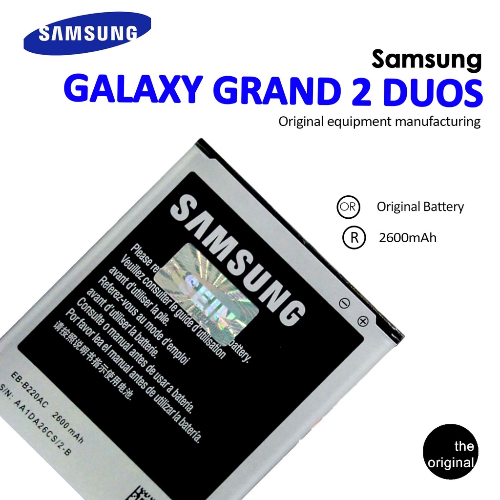 the original BATERAI SAMSUNG G7102 / GRAND 2 DUOS