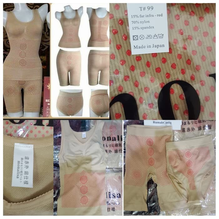MONALISA SLIMMING SUIT WITH INFRARED SLIMMING SUIT BAJU PELANGSING