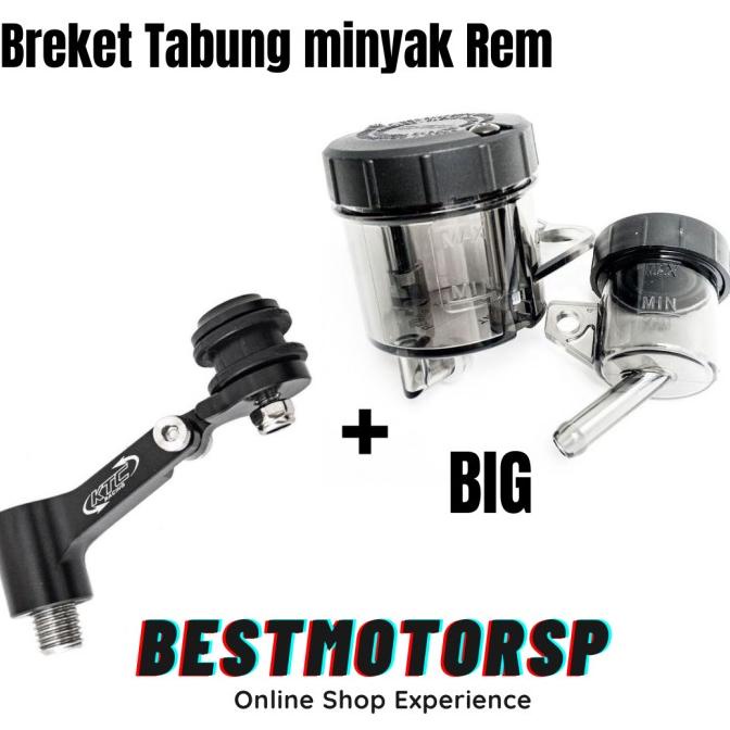 BREKET TABUNG MINYAK REM KTC PLUS TABUNG MINYAK REM BESAR KTC RACING bestmp Kualitas Baik