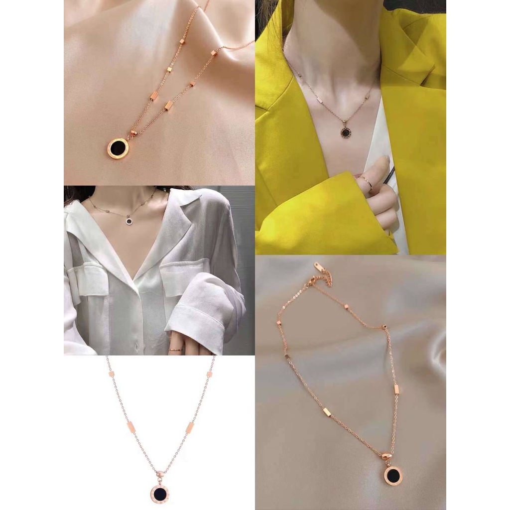 Kalung Misya Anti Karat Lengkap Box -Collin Shop