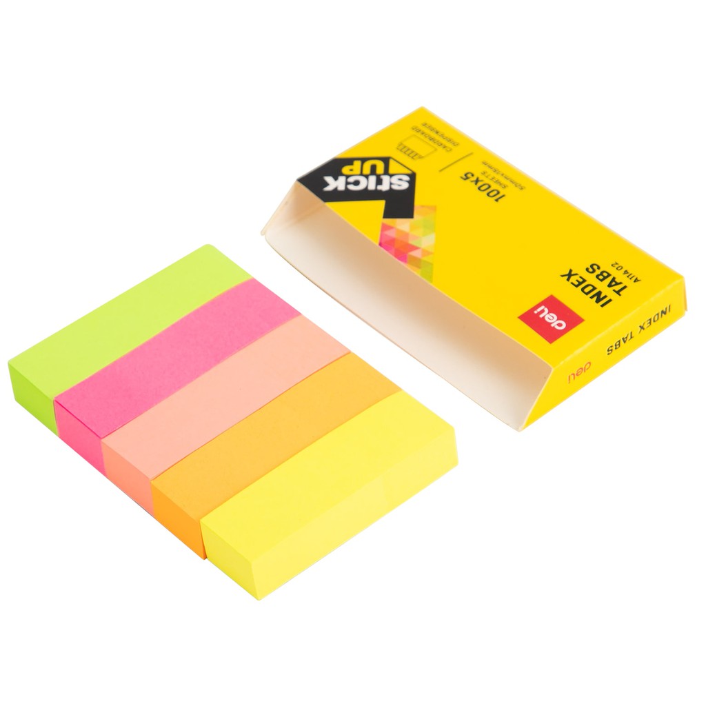 HAPPY TIME DELI STICKY NOTES INDEX TABS STICK UP LABEL CATATAN MEMO TEMPEL 500 LEMBAR KARAKTER LUCU ALAT TULIS KANTOR SEKOLAH KULIAH EA11402