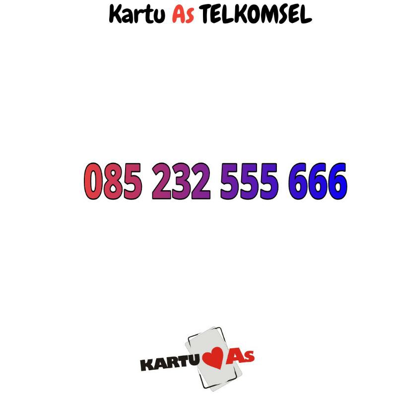 nomor cantik telkomsel kartu as 555666