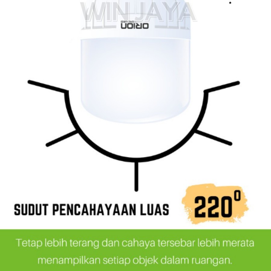 LAMPU ORION 45 WATT BOHLAM LED TABUNG JUMBO E27 COOL WHITE