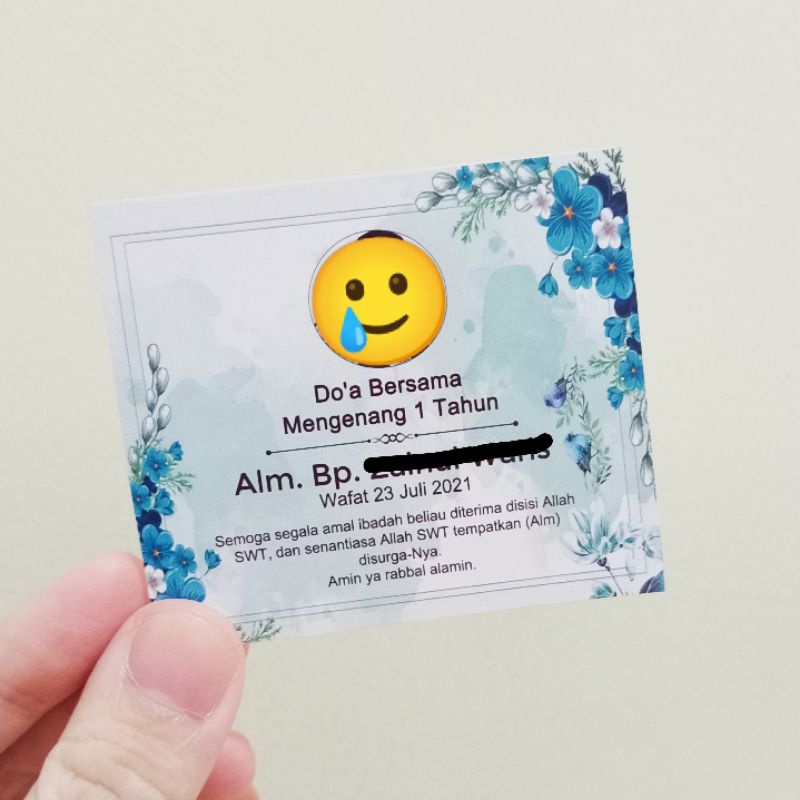 

(min. beli 50) Sticker Tahlil an Tahlilan untuk doa mengenang 40 harian atau 1 tahunan