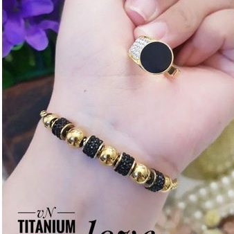 TiTanium Set gelang cincin AL03