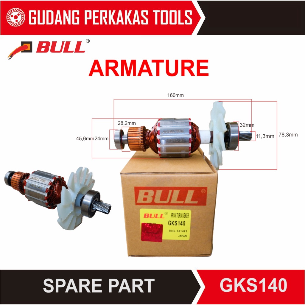 Bull Armature GKS140