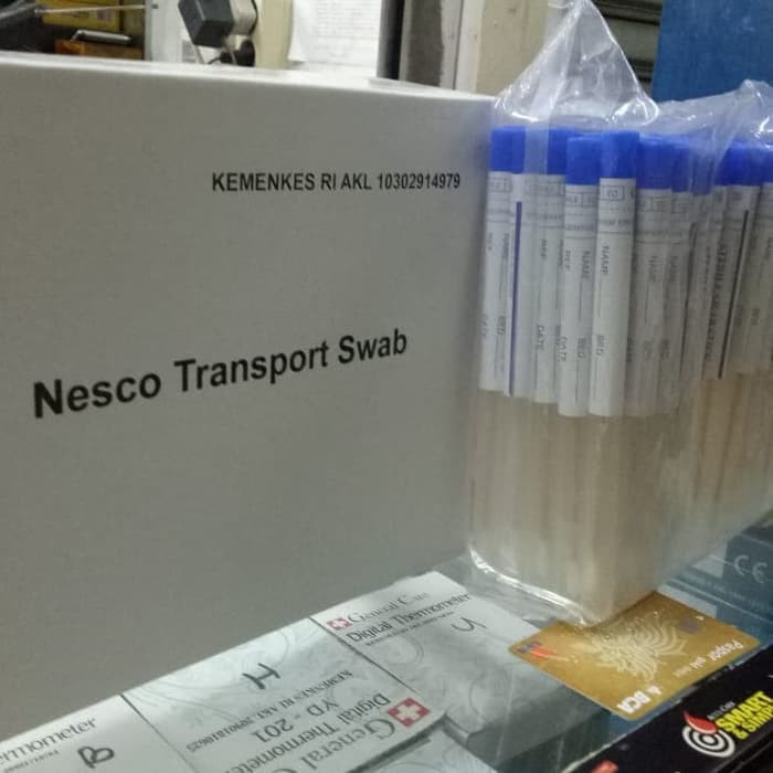 NESCO TRANSPORT SWAB NESCO/CUTTON SWAB/KAPAS LIDI STERIL