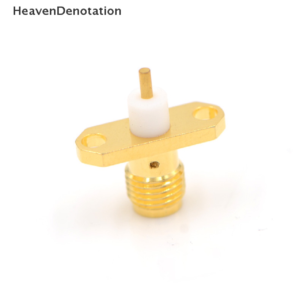 Konektor Rf Sma-Kfd Sma Female Dengan 2 Lubang Flange Ptfe Deck Solder