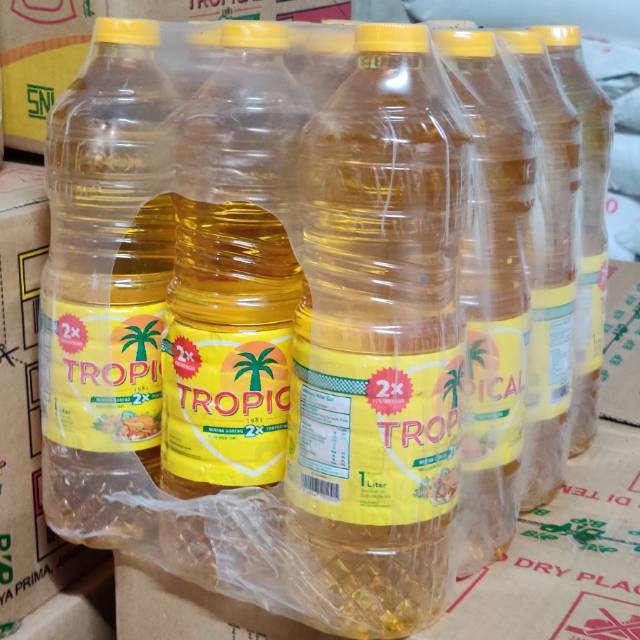 

Minyak Goreng Tropical Kemasan Botol 1 Liter Pack 12pcs