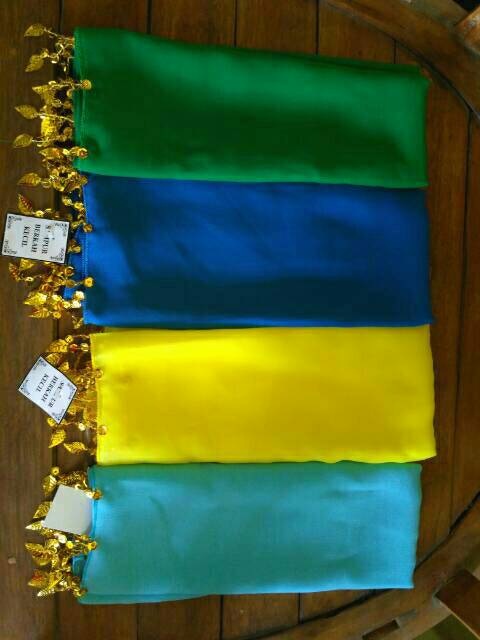 Selendang / Sampur Tari Dewasa Bahan Sifon Halus Aplikasi Ronce-5