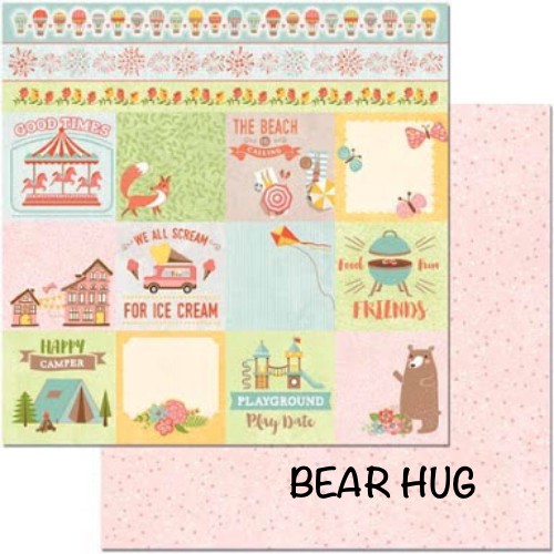 

CARDSTOCK PAPER SCRAPBOOKING WEEKEND ADVENTURE BO BUNNY CRAFT ART