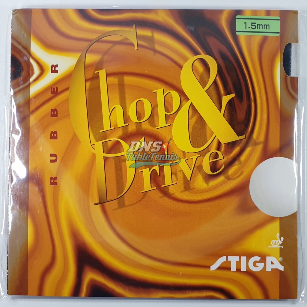 Stiga Chop & Drive 1.5mm - Rubber Karet Pingpong Bet tenis Meja