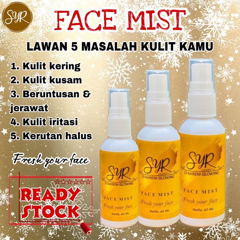 BISA (COD) FACE MIST SYAHRENI GLOWING / SYR FACE MIST ORIGINAL