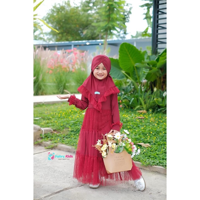 GAMIS ANAK TILE CANTIK THALITA USIA 3-7 TAHUN