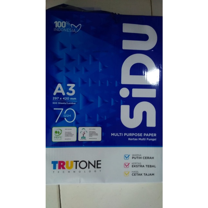 

KERTAS SIDU A3 70 GSM