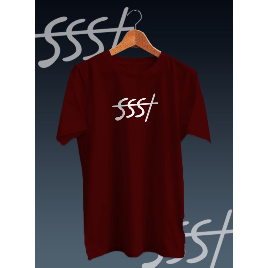 KAOS DISTRO PRIA&quot;SSST TENGAH&quot;cotton combed 30s