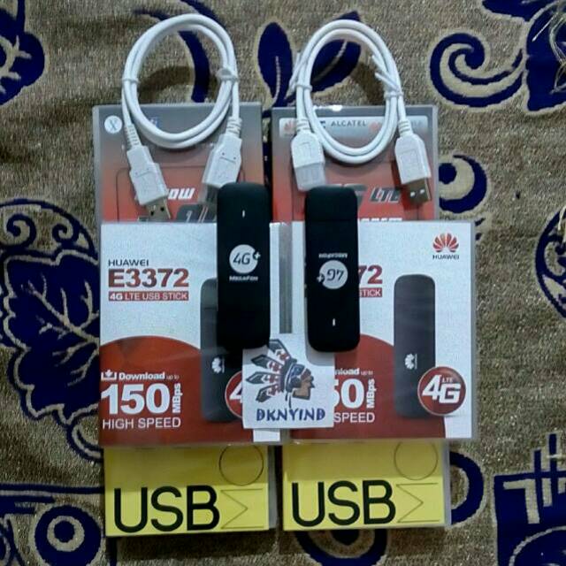 Modem LTE Huawei E3372 Megafon ( M150-2 ) Mobile Partner / Hilink USSD Cocok All 4G GSM
