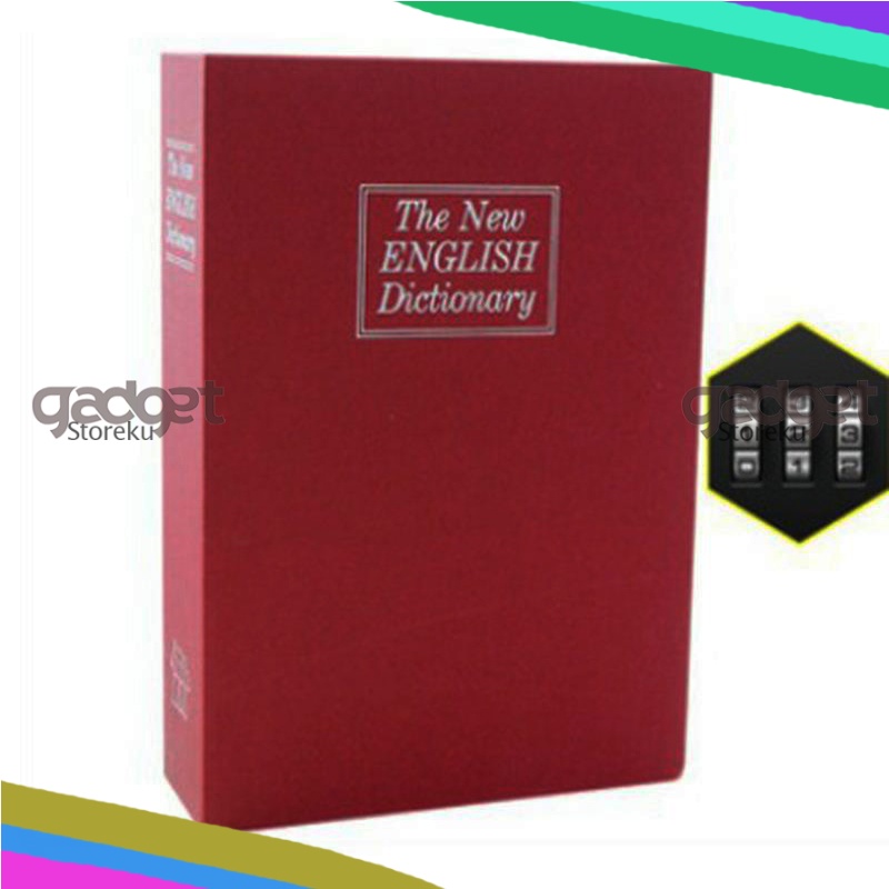 Brankas Kotak Buku Kamus Dictionary Safety Box Hidden Storage